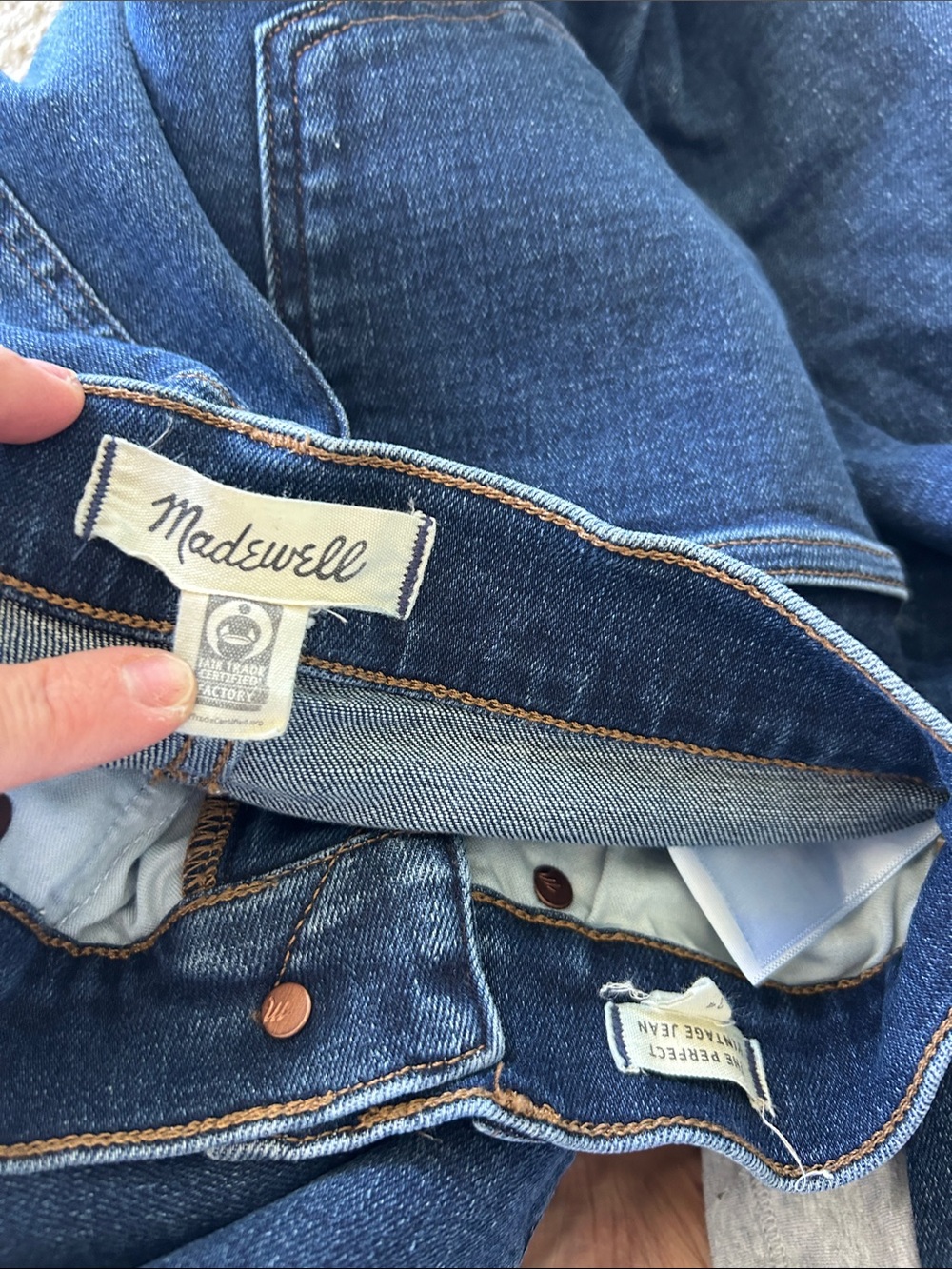 Madewell Women's Medium Blue High-Rise Jeans